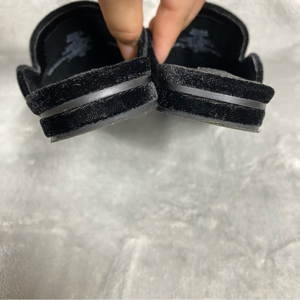 Steve Madden Pearls Black Velvet Mules Womens Size 6.5 - Picture 7 of 9